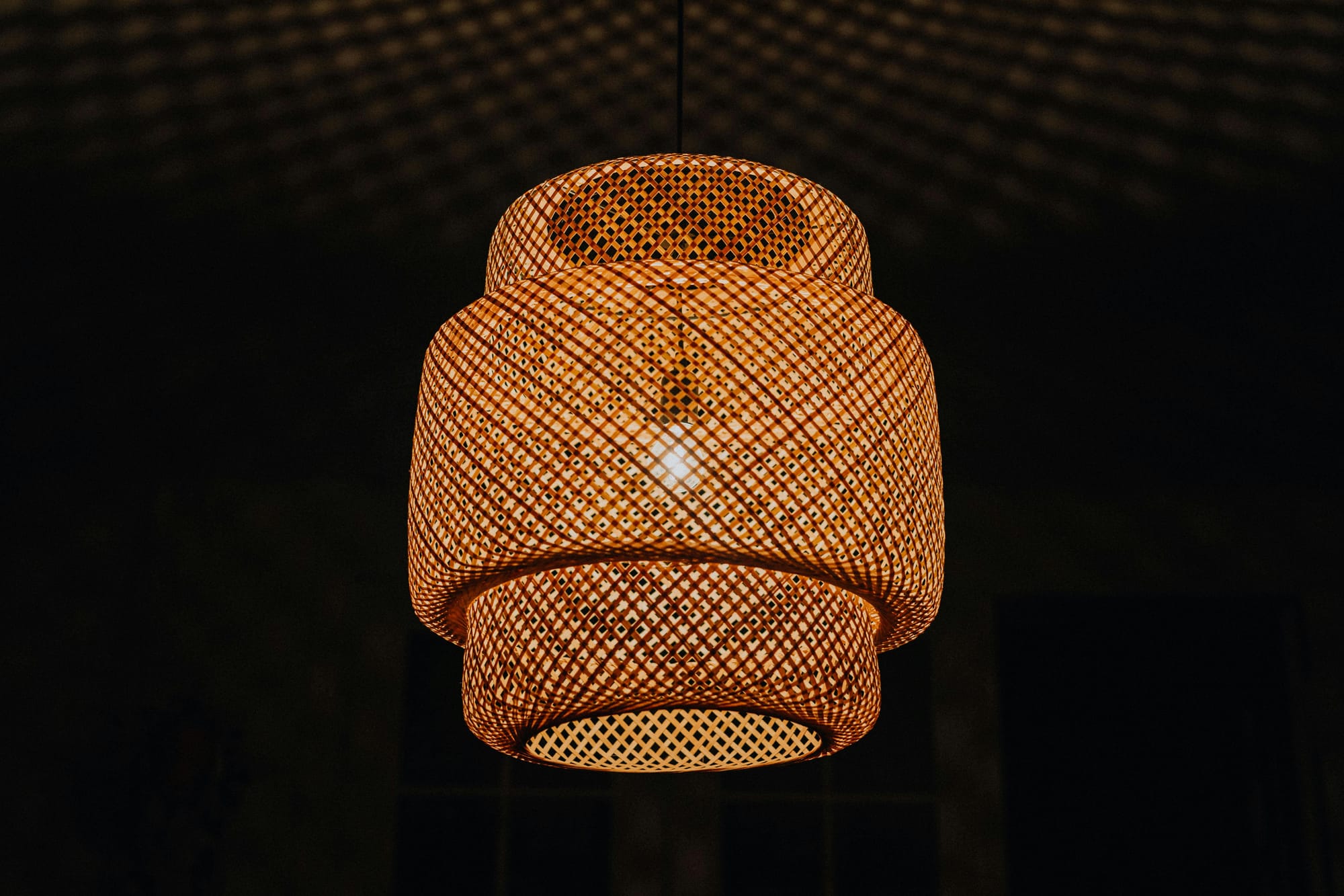 Rattan Pendant Light