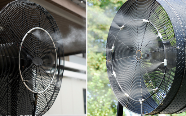 Soak Up the Summer Heat With An Outdoor Misting Fan: Put Your Feet Up and Get Ready to Cool Down!