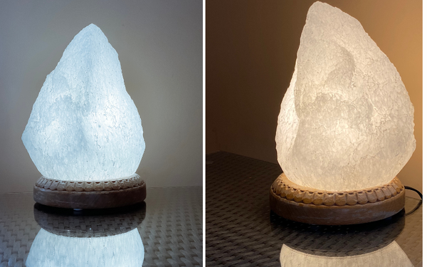 Illuminate Your Space: The Surprising Benefits of a White Salt Lamp!