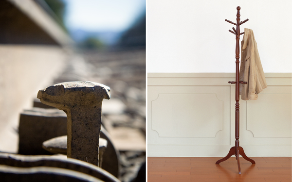 From Tracks to Tidy: Transform Your Home with a Railroad Spike Coat Rack!