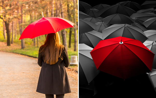 Unveiling the Magic: The Red Umbrella Revolutionizing Rainy Days Everywhere!