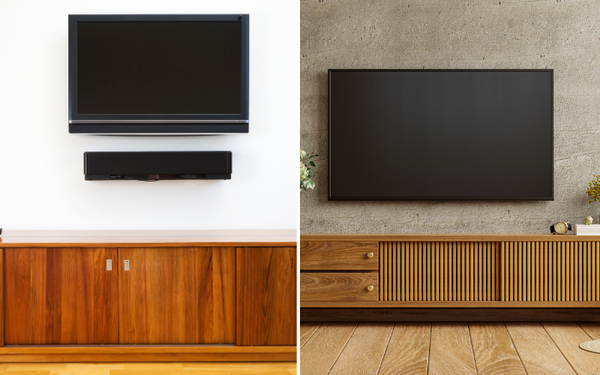 Slide into Style: Elevate Your Entertainment Space with a Sleek TV Stand With Sliding Doors!