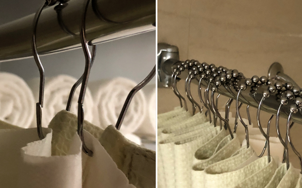 Add a Touch of Elegance: Bathroom Bronze Shower Curtain Rings!