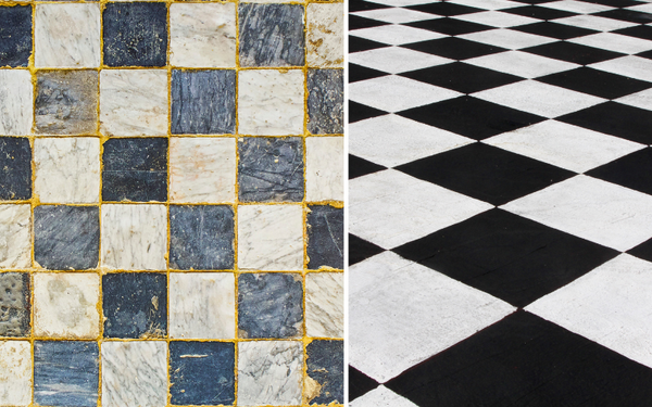 Elevate Your Space: Transform Any Room with the Timeless Charm of a Checkerboard Rug!