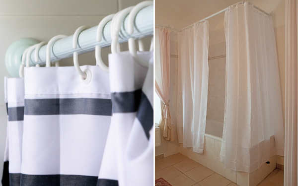 Complete Your Bathroom Look: The Essential Extra Long Fabric Shower Curtain Liner!