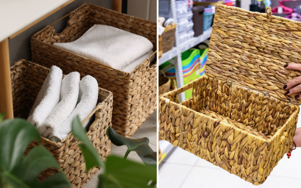 Declutter and Organize: The Versatile Stackable Storage Baskets Your Home Needs!